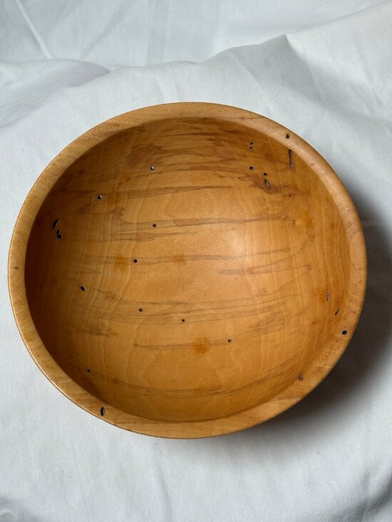 Other - Warren Carpenter Ambrosia Box Elder Bowl • Signed • Hand‑Turned Art